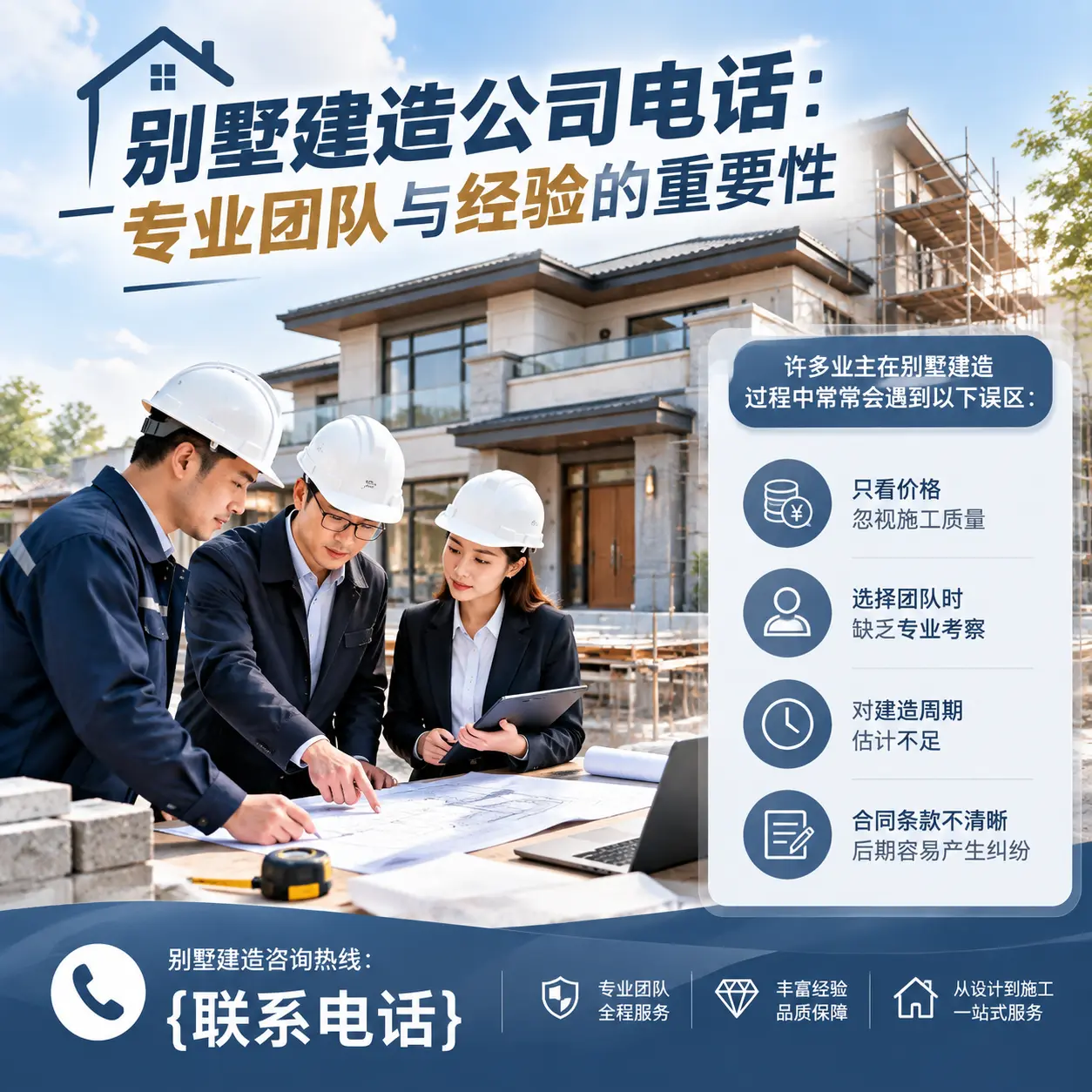 剑河别墅建造公司电话：专业团队与经验的重要性