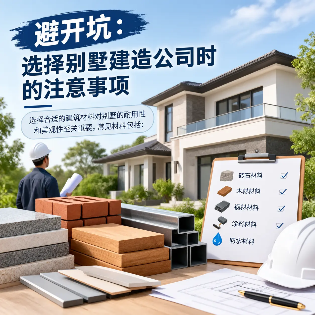 避开坑:选择 剑河 别墅建造公司时的注意事项