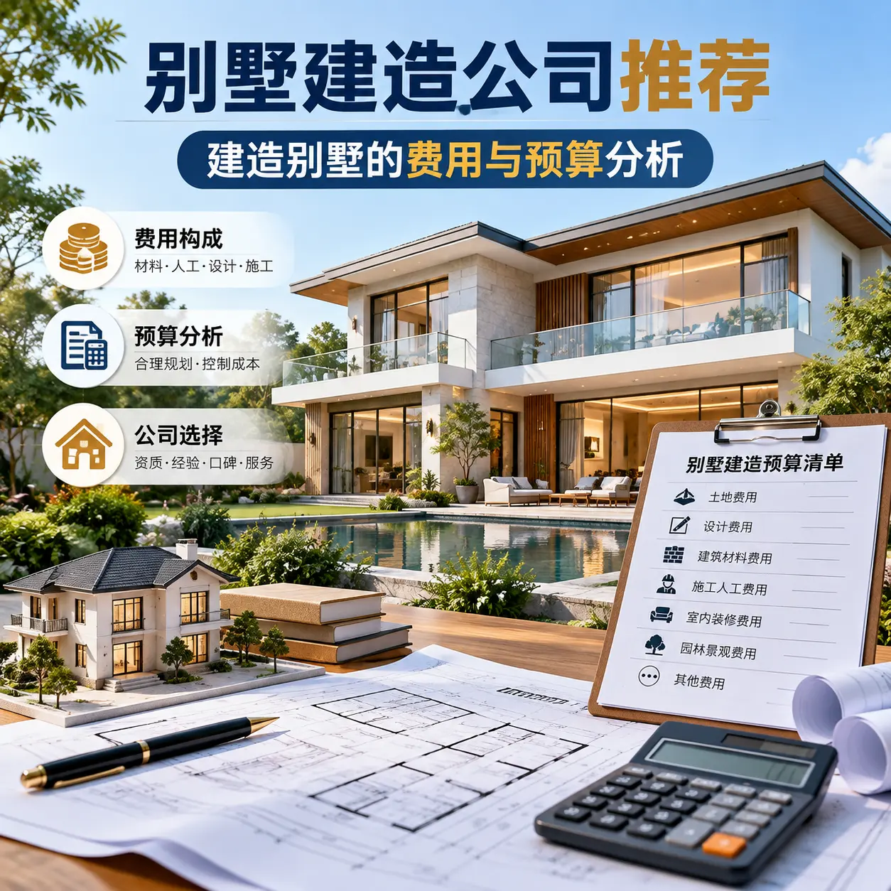 别墅建造公司推荐: 剑河 建造别墅的费用与预算分析