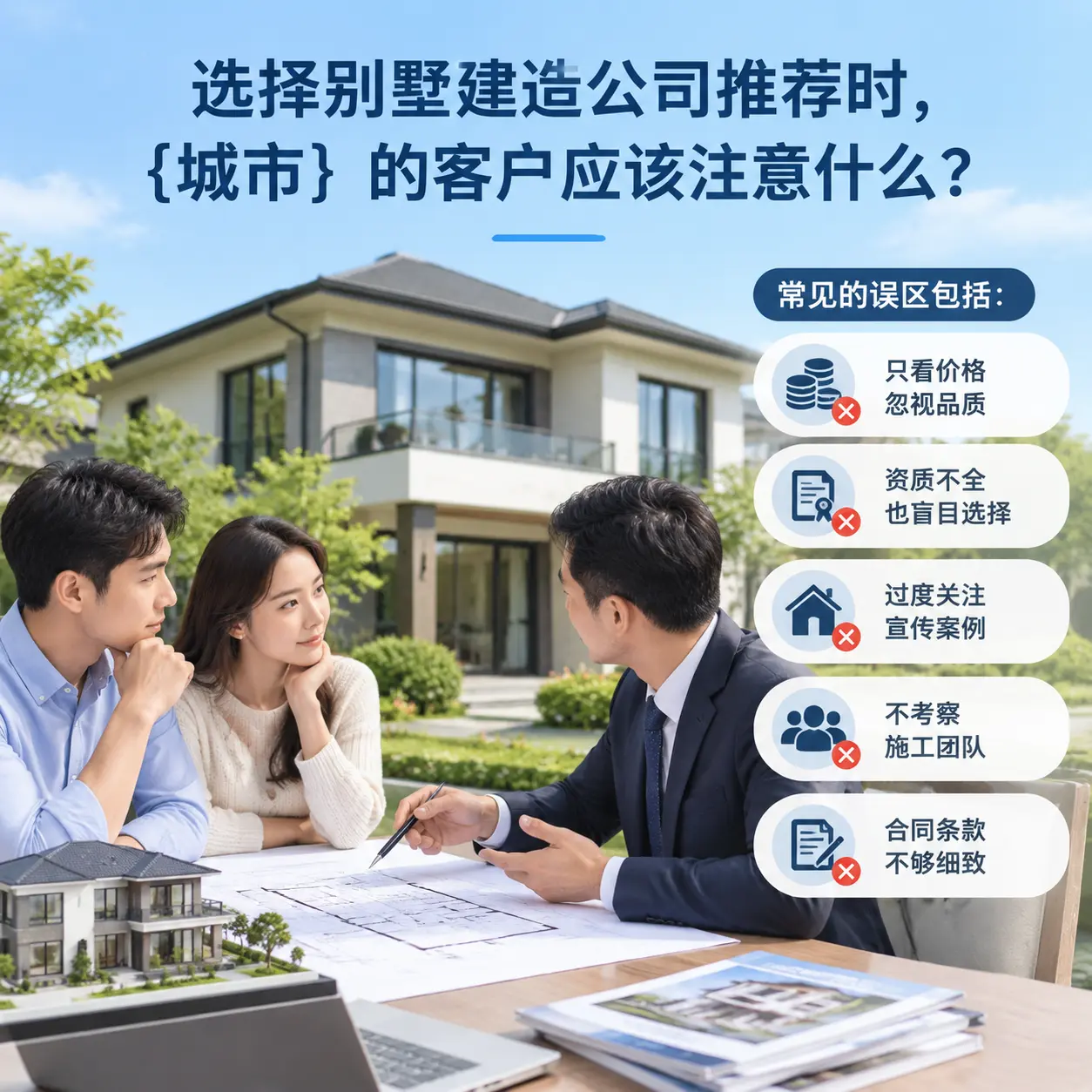 选择别墅建造公司推荐时,剑河 的客户应该注意什么?