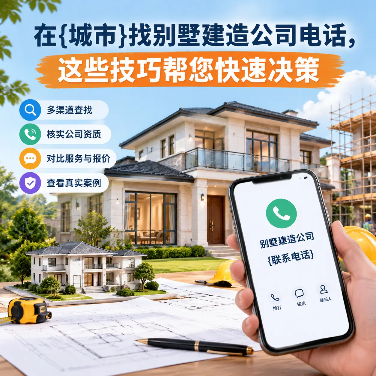在剑河找别墅建造公司电话，这些技巧帮您快速决策