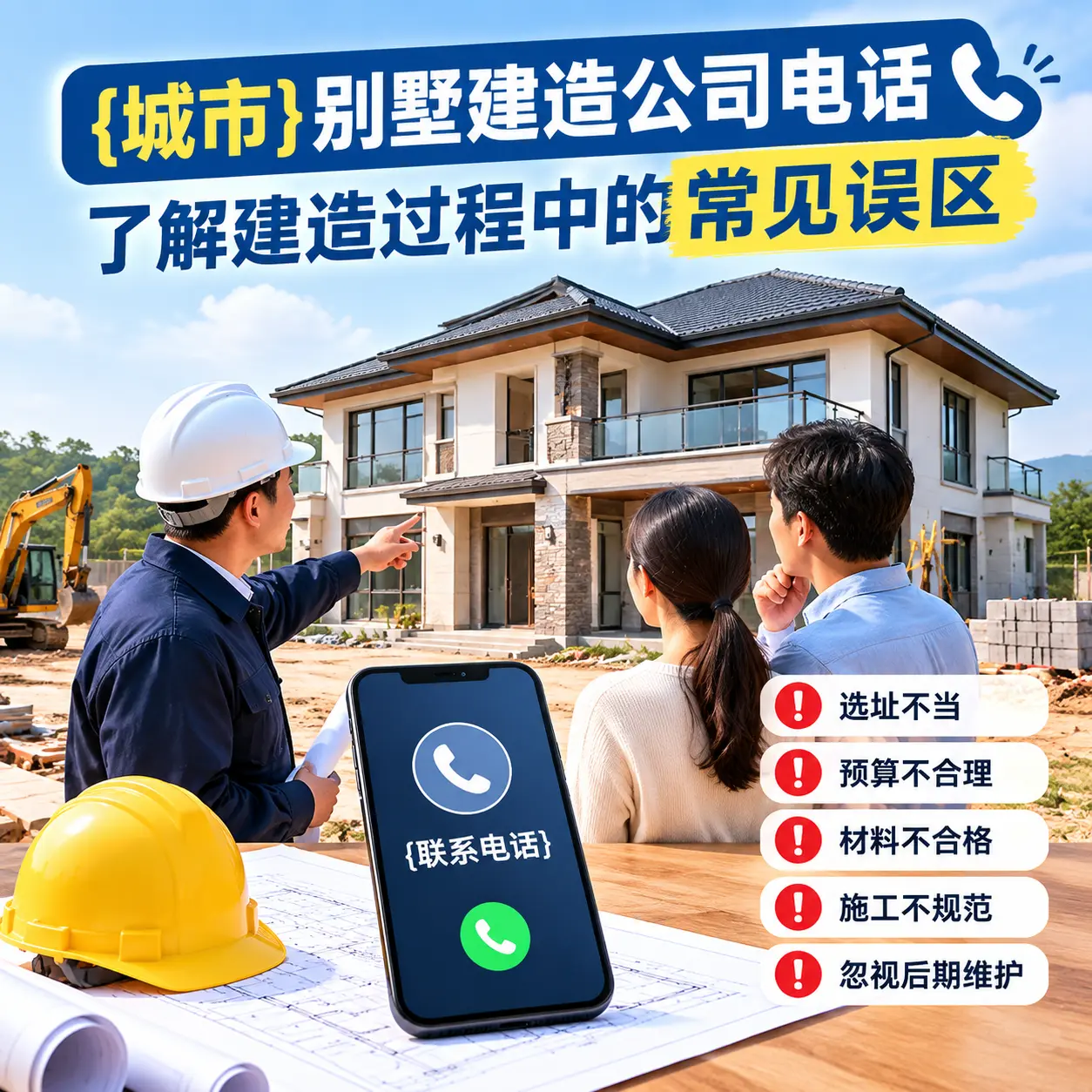 剑河别墅建造公司电话,了解建造过程中的常见误区