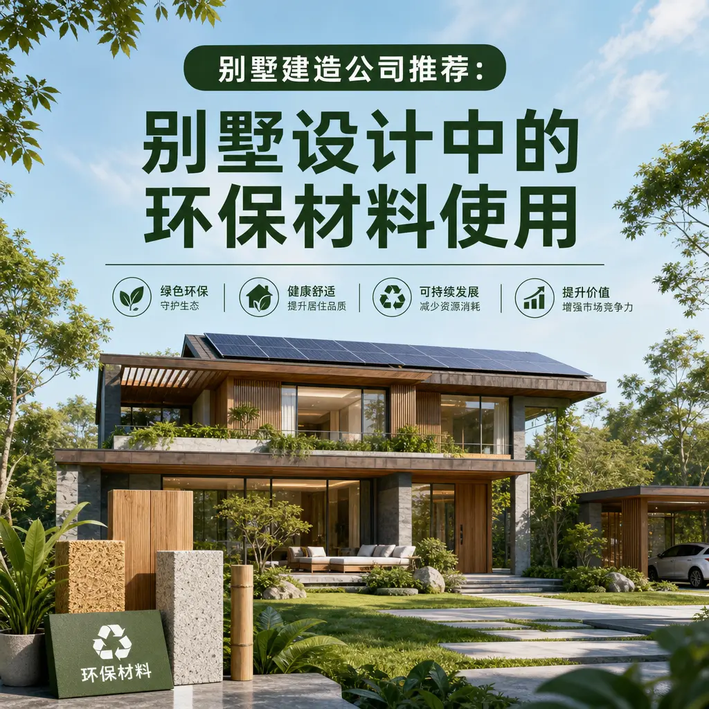 别墅建造公司推荐: 剑河 别墅设计中的环保材料使用